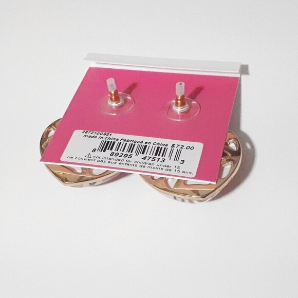 NWT Betsey Johnson XOXO heart & lip love drop earrings - Picture 10 of 10